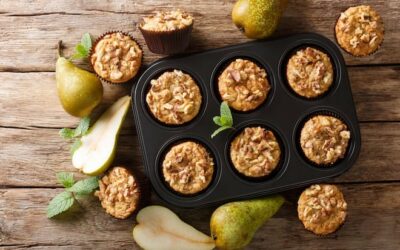 Muffins à la compote de poire